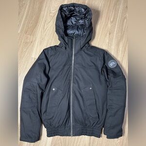 Canada Goose Black Down Black Label Rossland Bomber size XS